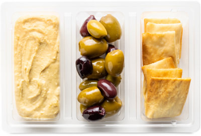 ReadyMeal Hummus & Olive Trio - EA