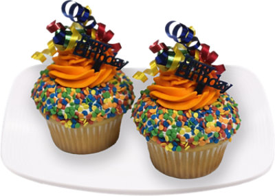 Birthday Mega Cupcakes 2 Count - EA - Image 1