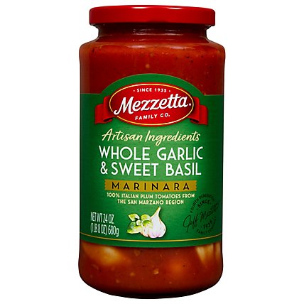 Mezzetta Garlic Basil Pasta Sauce - 24 Oz - Image 2
