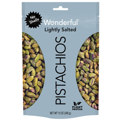 Wonderful Pistachios No Shells Roasted & Lightly Salted Pistachios Resealable - 12 Oz - Image 3