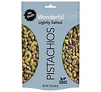Wonderful Pistachios No Shells Roasted & Lightly Salted Pistachios Resealable - 12 Oz