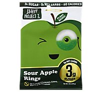 Project 7 Apple Sour Rings Low Sugar - 1.8 OZ