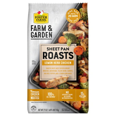 Foster Farms Farm & Garden Lemon Herb Chicken Sheet Pan Roast 27 OZ