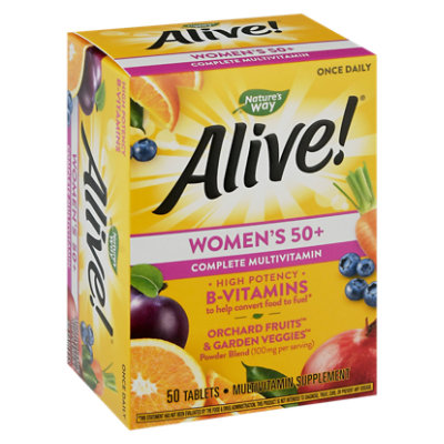Natures Way Alive Womens 50 Plus Multi - 50 Count - Image 1