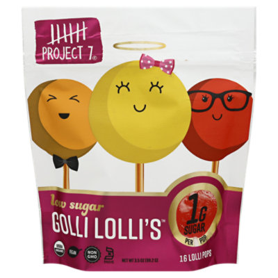Project 7 Lollipops Golly Low Suga - 3.5 OZ - pavilions