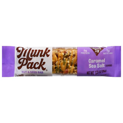 Munk Pack Nut Seed Bar Caramel Seasalt - 1.23 OZ - Image 3