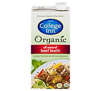 College Inn Organic All Natural Beef Broth In Aseptic Carton - 32 OZ