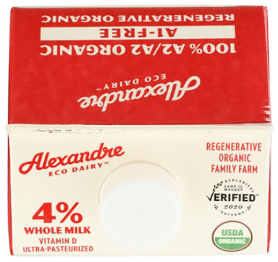 Alexandre Eco Diary Uht 4% Whole Milk 59oz - 59 FZ - Image 2