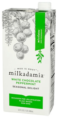 milkadamia White Chocolate Peppermint Macadamia Milk - 32 Fl. Oz. - Image 4