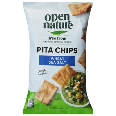 Open Nature Pita Chips Wheat With Sea Salt - 7.3 OZ - Image 3