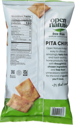 Open Nature Pita Chips Wheat With Sea Salt - 7.3 OZ - Image 6