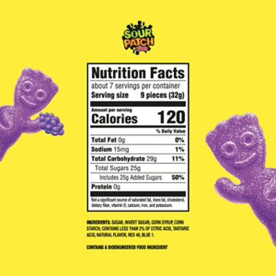Sour Patch Kids Grape Soft Candy - 8.02 Oz - Image 4