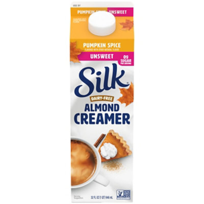 Silk Unsweet Pumpkin Spice Almond Milk Coffee Creamer - 32 Fl. Oz. - Image 3