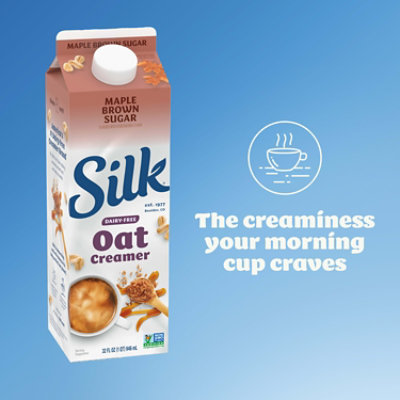 Silk Maple Brown Sugar Oat Milk Creamer - 32 Fl. Oz. - Image 5