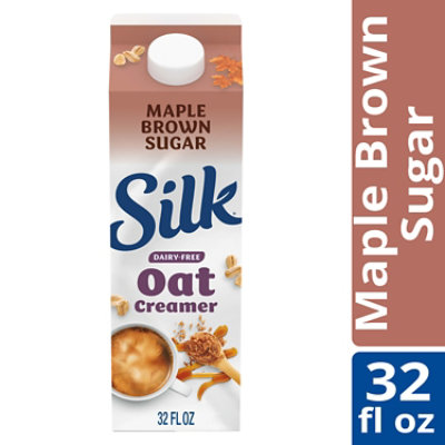 Silk Dairy Maple Brown Sugar Free Oat Milk Coffee Creamer - 32 Fl. Oz. - Image 1