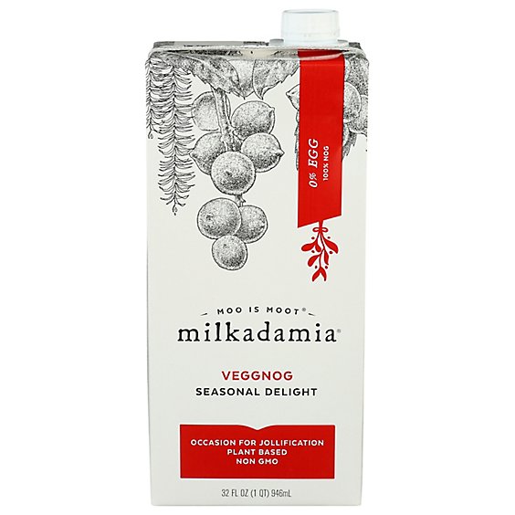 milkadamia Veggnogg Macadamia Milk - 32 Fl. Oz.