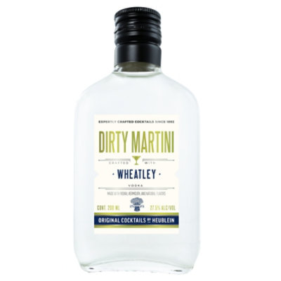 Original Cocktails by Heublein Wheatley Dirty Martini 55 Proof 200 Ml