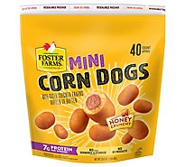 Foster Farms Mini Chicken Corn Dogs 40 Count Bags - 29.3 OZ