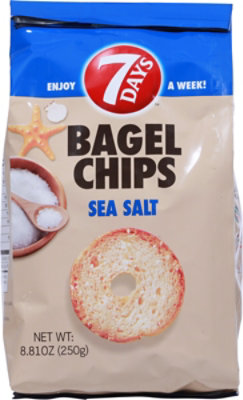 7days Sea Salt Bagel Chips - 8.81 OZ - Image 6