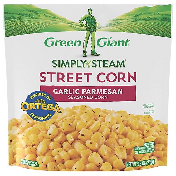Green Giant Simply Steam Street Corn Garlic - 9.5 OZ