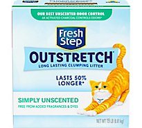 Fresh Step Outstretch Unscented Concentrated Clumping Litter - 19 Lb