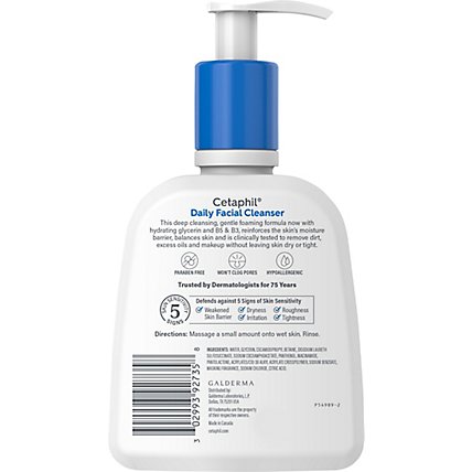 Cetaphil Daily Facial Cleanser - 8 FZ - Image 5