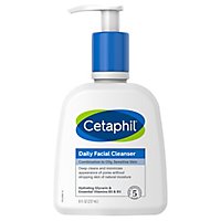 Cetaphil Daily Facial Cleanser - 8 FZ - Image 1