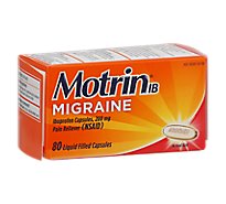 Motrin Ib Migraine Liq Caps - 80 CT