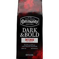 Community Coffee Dark & Bold Intense Blend Dark Roast Ground - 12 OZ - Image 2