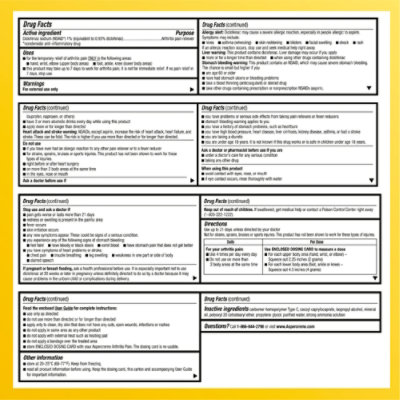 Aspercreme Arthritis Pain Relief Gel 1.76 Ounce Tube. - 50 GR - Image 8