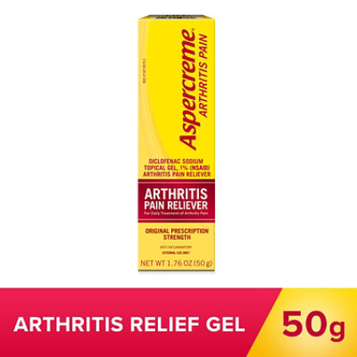 Aspercreme Arthritis Pain Relief Gel 1.76 Ounce Tube. - 50 GR - Image 1