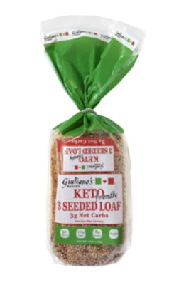 Giuliano's Bakery Keto 3 Seeded Loaf - 16 OZ - Image 1