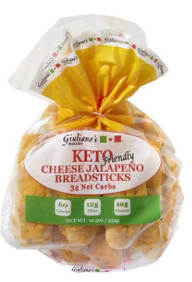 Giuliano's Keto Jalapeno Cheese Breadstick - 10 CT - Image 1