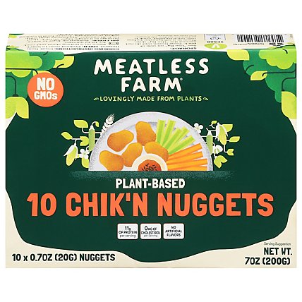 Meatless Farm Plant Based Chikn Nuggets - 7 Oz - Image 3