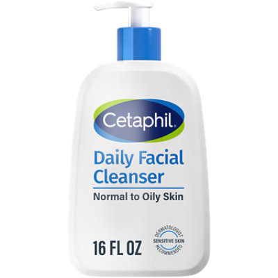 Cetaphil Daily Facial Cleanser Combination to Oily Sensitive Skin - 16 Fl. Oz. - Image 1