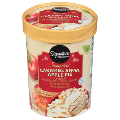 Signature SELECT Ice Cream Caramel Swirl Apple Pie - 1.5 QT