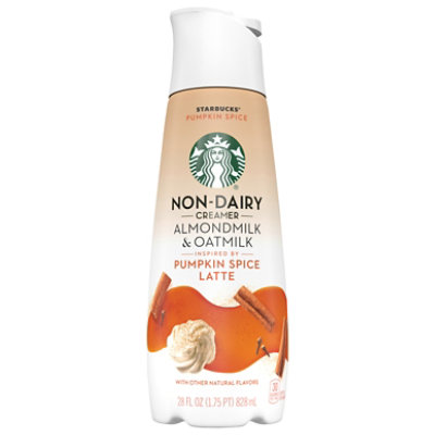 Starbucks Pumpkin Spice Flavored Almondmilk & Oatmilk Non Dairy Liquid Coffee Creamer - 28 Fl. Oz. - Image 3