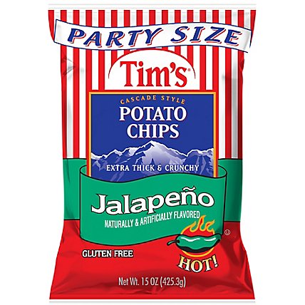 Tims Jalapeno Potato Chips - 15 OZ - Image 2