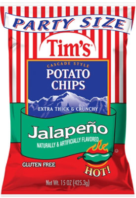 Tims Jalapeno Potato Chips - 15 OZ - Image 2