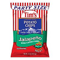 Tims Jalapeno Potato Chips - 15 OZ - Image 1