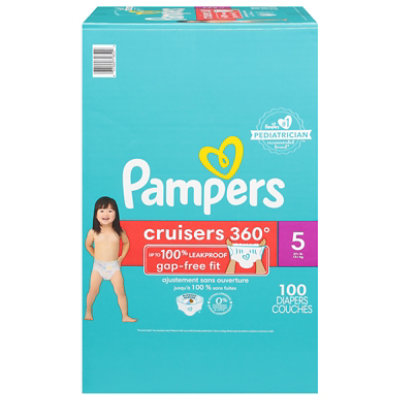 Pampers Cruisers 360 Fit Diapers Size 5 1/100 - Each - Image 3