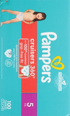 Pampers Cruisers 360 Fit Diapers Size 5 1/100 - Each - Image 8
