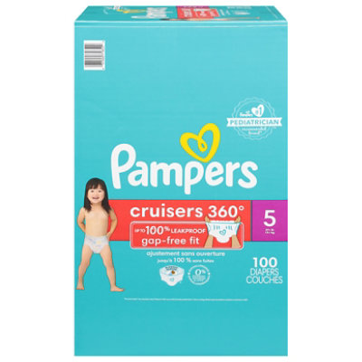 Pampers Cruisers 360 Fit Diapers Size 5 1/100 - Each