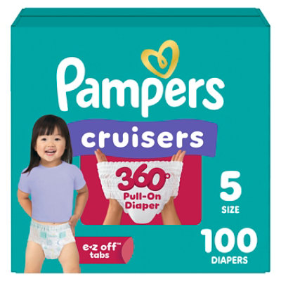 Pampers Cruisers 360 Fit Diapers Size 5 1/100 - Each - Image 1