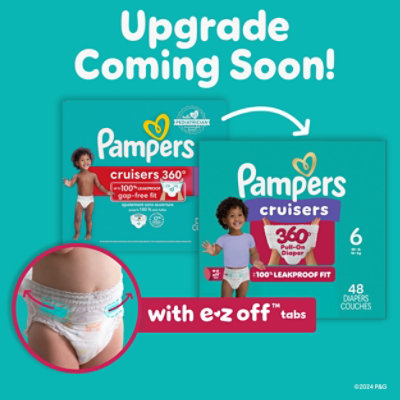 Pampers Cruisers 360 Fit Diapers Size 4 1/116 - Each - Image 5