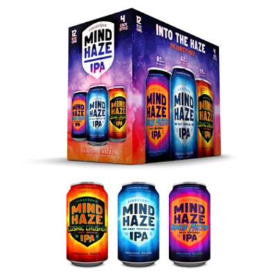 Firestone Walker Mind Haze Variety IPA Beer In Cans - 12-12 Fl. Oz. - Image 1