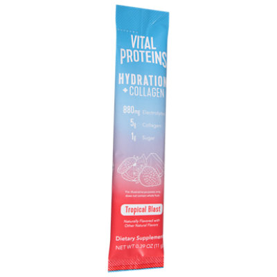 Vital Proteins Hydration + Collagen Tropical Blast Dietary Supplement - 0.39 Oz