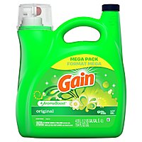 Gain Laundry Detergent Liquid 2x High Suds Regular - 154 FZ - Image 1