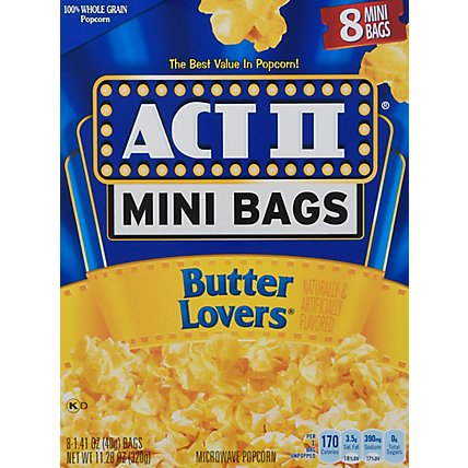Act Ii Butter Lovers Mini - 8 CT - Image 2