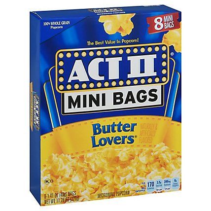 Act Ii Butter Lovers Mini - 8 CT - Image 1